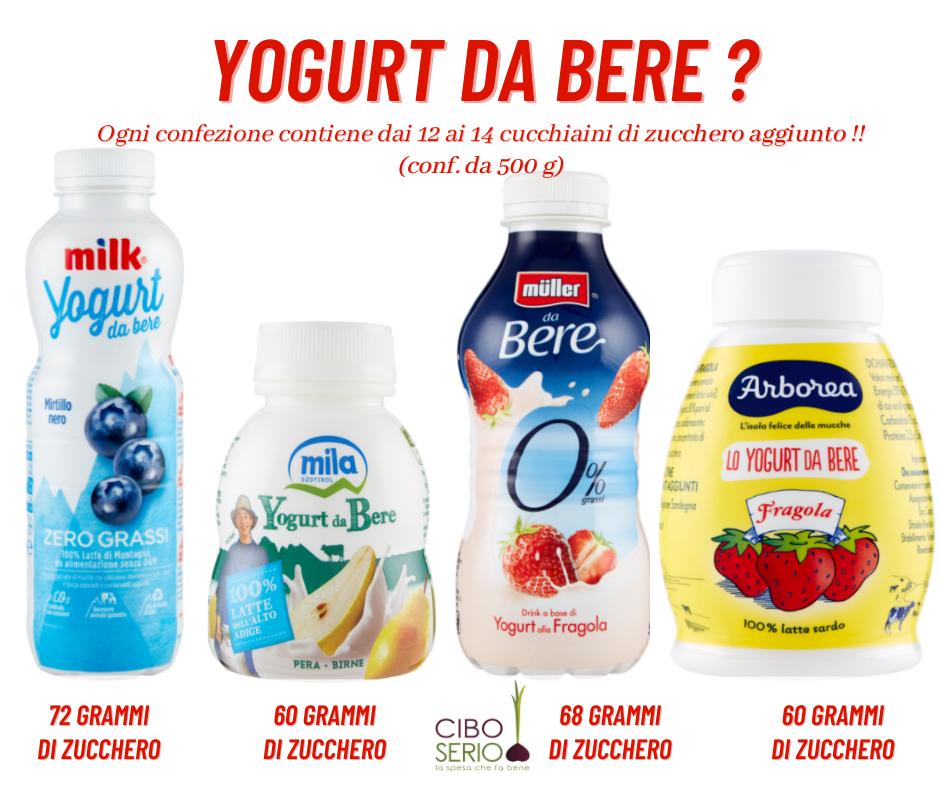 Yogurt da bere? Controlla bene questi prodotti! 